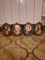Set van 4 vintage wanddecoraties in zeer goede staat, Gebruikt