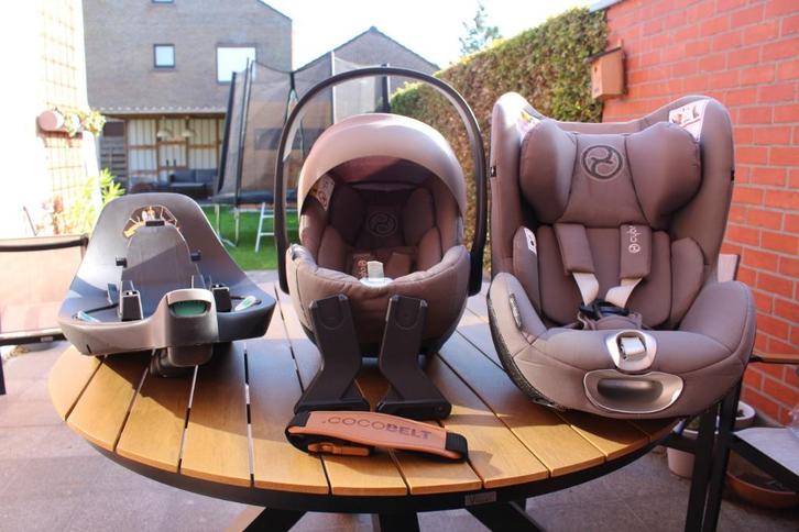 cybex autostoel set, Kinderen en Baby's, Autostoeltjes, Zo goed als nieuw, Overige merken, Isofix, Verstelbare rugleuning, Slaapstand