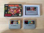 3 super nintendo games donkey kong, Mario all, Tetris attack, Consoles de jeu & Jeux vidéo, Jeux | Nintendo Super NES, Comme neuf