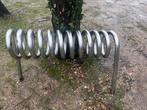 Spiraal fietsenrek inox, Ophalen, Zo goed als nieuw
