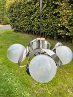 Kroonluchterlamp, Huis en Inrichting, Lampen | Hanglampen, Ophalen, Gebruikt, Glas