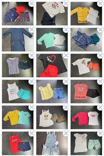 Lot de vêtements filles, taille 158/164 (XS/S), 35 pièces