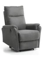 Relaxzetel elektrisch grijs, Ophalen, Zo goed als nieuw