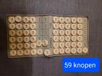 59 knopen, Hobby en Vrije tijd, Ophalen of Verzenden, Zo goed als nieuw