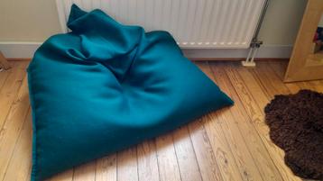 Zitzak petrolblauw/appelblauwzeegroen beschikbaar voor biedingen