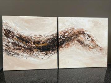 Schilderij 2 luik Abstract Mk Art beschikbaar voor biedingen