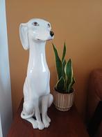 Vintage groot porseleinen beeld windhond, Ophalen of Verzenden