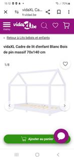 Lit cabane, Kinderen en Baby's, Kinderkamer | Bedden, Ophalen, 140 tot 160 cm, Matras, 100 cm of meer