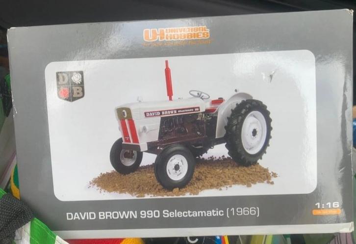 DAVID BROWN Selectamatic 990 universal hobbies (1966) 1:16, Hobby en Vrije tijd, Modelauto's | 1:18, Nieuw, Overige typen, Overige merken