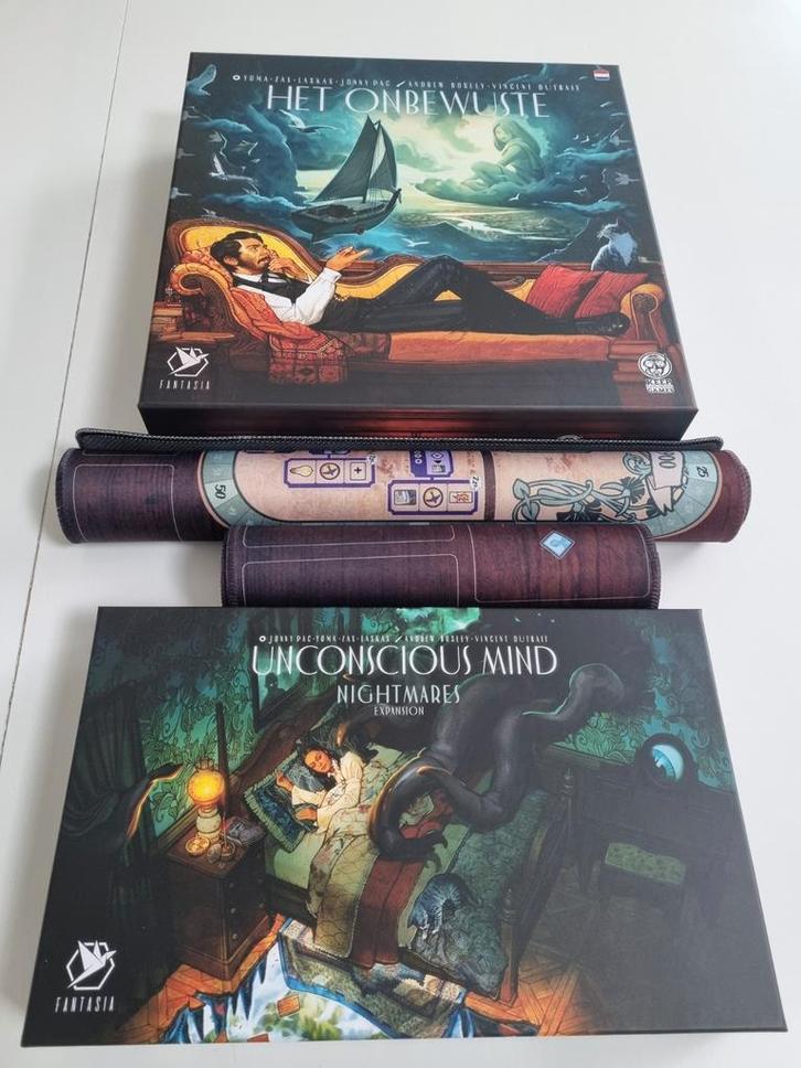 Het Onbewuste (Unconscious Mind) Nederlandstalig pakket, Hobby en Vrije tijd, Gezelschapsspellen | Bordspellen, Zo goed als nieuw