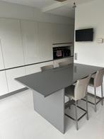 Tafelblad + zijwand graniet composiet, Huis en Inrichting, Ophalen, Zo goed als nieuw, Composiet