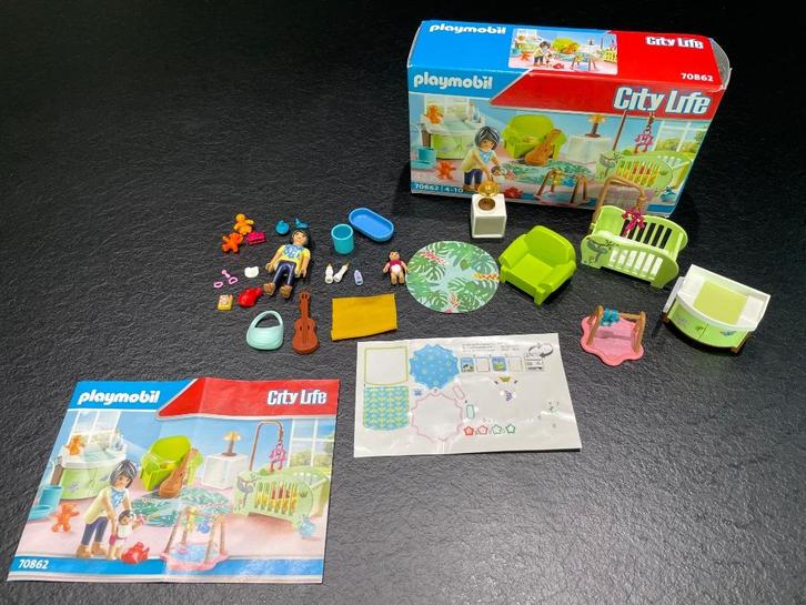 Playmobil babykamer - 70862, Kinderen en Baby's, Speelgoed | Playmobil, Gebruikt, Complete set, Ophalen of Verzenden
