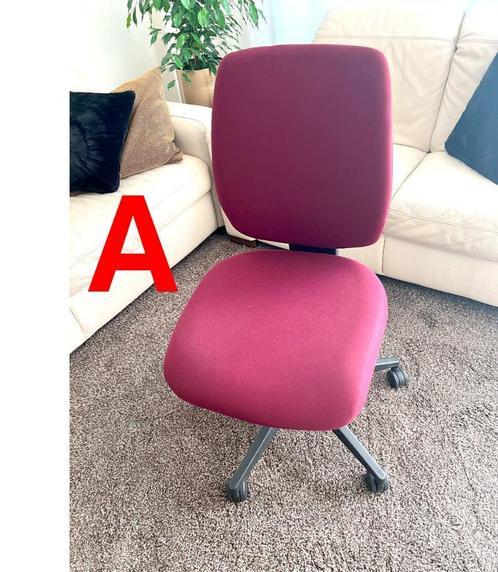 Bulo bureaustoelen in goede staat, Huis en Inrichting, Bureaustoelen, Gebruikt, Bureaustoel, Rood, Ergonomisch, Ophalen