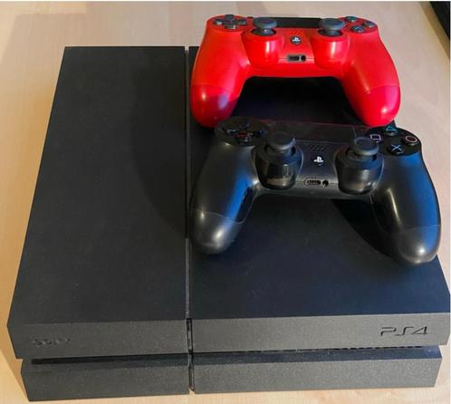 Playstation 4 met controllers en spelletjes, Consoles de jeu & Jeux vidéo, Consoles de jeu | Sony PlayStation 4, Comme neuf, Slim