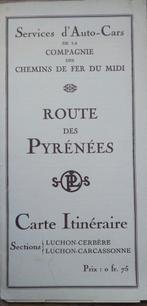 Fraaie kaart Pyreneeën 1925, Livres, Comme neuf, Enlèvement ou Envoi, 1800 à 2000