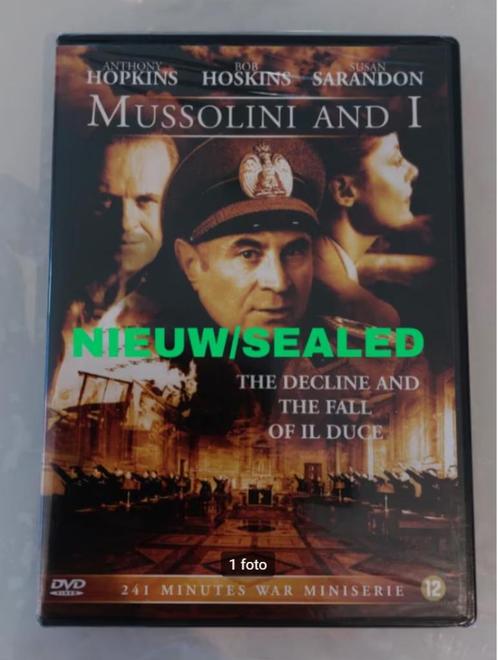 SERIE:📀2dvds 4uurSPLINTERNIEUW IN FOLIE :Mussolini And I, Cd's en Dvd's, Dvd's | Actie, Nieuw in verpakking, Oorlog, Ophalen of Verzenden