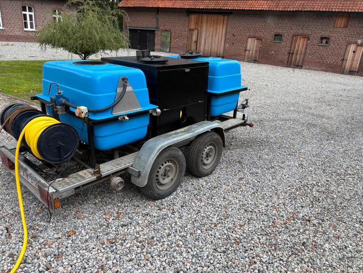 Hogedruk op aangangwagen, Tuin en Terras, Hogedrukreinigers, Gebruikt, Ophalen