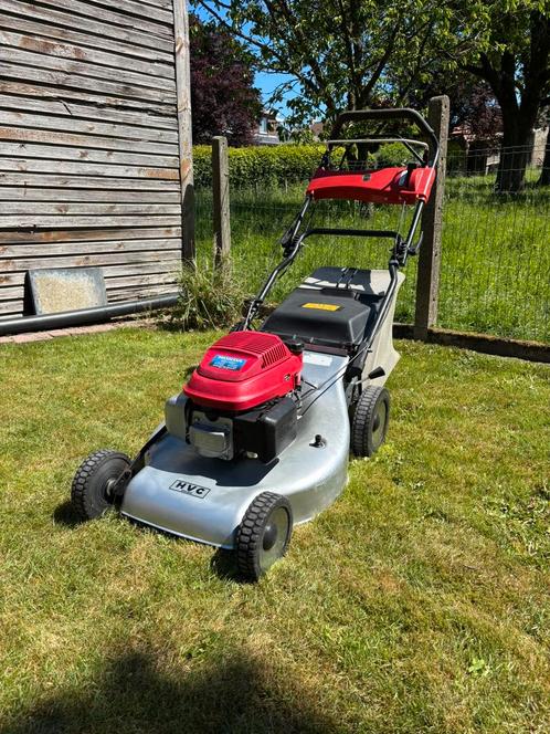 Honda zelftrekker grasmaaier 5,5pk, Tuin en Terras, Grasmaaiers, Gebruikt, Benzine-grasmaaier, 50 cm of meer, Cirkelmaaier, Opvangzak