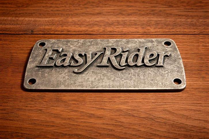 Metalen - plaatje - Easy Rider -, Motoren, Accessoires | Stickers, Ophalen of Verzenden