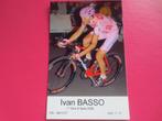 wielerkaart giro ivan basso, Sports & Fitness, Cyclisme, Comme neuf, Envoi