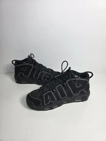 Nike Air Meer Uptempo triple black Sneakers Maat 44,5 beschikbaar voor biedingen