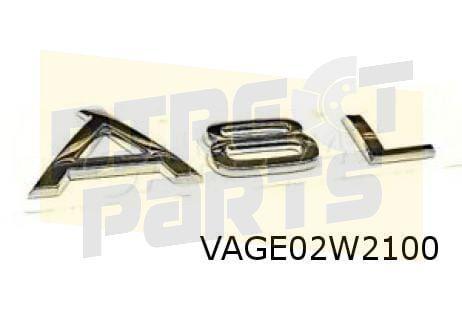 Audi A8 embleem tekst ''A8L'' achterzijde Origineel! 4D0 853, Auto-onderdelen, Carrosserie, Audi, Nieuw, Verzenden