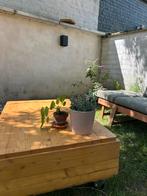 Zeer stevige salon/tuintafel van palletten, Ophalen, Rechthoekig