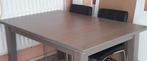 Zware degelijke Houten Tafel 148 lang, 95 breed en 76cm hoog, Ophalen, Gebruikt