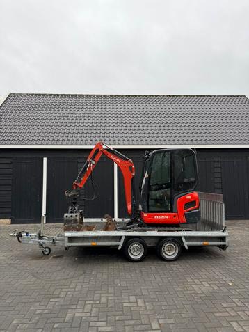 Nette complete set, Kubota KX019-4, Sorteergrijper,Aanhanger beschikbaar voor biedingen