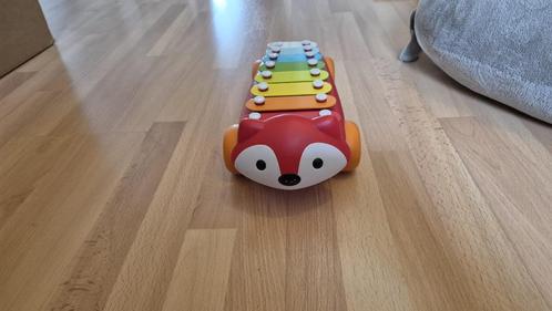 Skip-Hop-Xylofoon-Explore-&-More-vos, Kinderen en Baby's, Speelgoed | Babyspeelgoed, Gebruikt, Overige typen, Met geluid, Met wieltjes