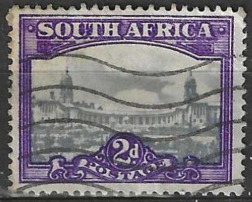 Zuid-Afrika 1943/1945 - Yvert 150 - Gebouw van de Unie (ST), Postzegels en Munten, Postzegels | Afrika, Gestempeld, Zuid-Afrika