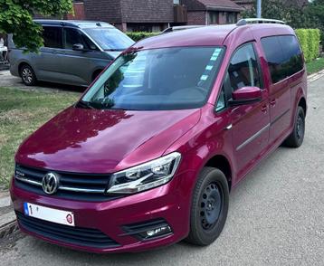 Volkswagen Caddy Maxi 5 zitplaatsen 1.4 TGi Lichte vracht, Rouge, 116 g/km, Euro 6, Carnet d'entretien