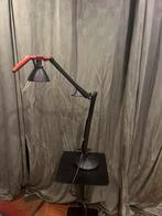 Architectenlamp, vintage zwart en rood bureau met lichtplan, Ophalen, Gebruikt
