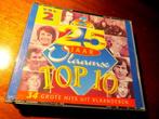 2CD-BOX SET - 25 JAAR VLAAMSE TOP 10 - 34 GROTE HITS, Comme neuf, En néerlandais, Envoi