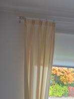 LICHTBEIGE GORDIJNEN, Huis en Inrichting, Stoffering | Gordijnen en Lamellen, Ophalen, Zo goed als nieuw, Beige