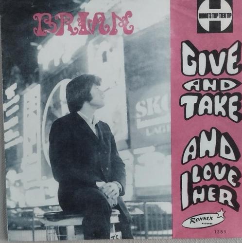 Brian - Give and take, Cd's en Dvd's, Vinyl Singles, Zo goed als nieuw, Single, Pop, 7 inch, Verzenden
