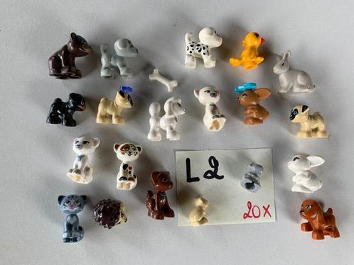 LEGO L2: LOT 20 DIERENFIGUREN, Kinderen en Baby's, Speelgoed | Duplo en Lego, Nieuw, Lego, Losse stenen, Ophalen of Verzenden