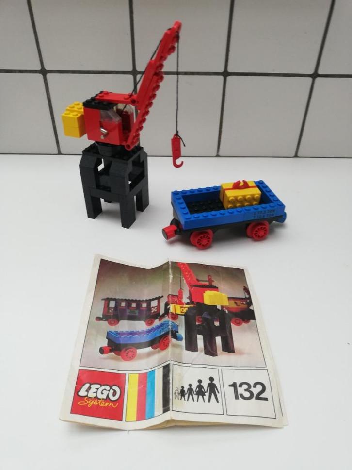 lego 132 Wagon with loading crane, Kinderen en Baby's, Speelgoed | Duplo en Lego, Lego, Complete set, Ophalen of Verzenden