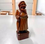 Antiek 1850 hout hand gesneden Figuur vrouw dame wandelstok, Antiek en Kunst, Ophalen of Verzenden