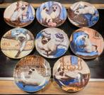 8 genummerde borden Daphné Baxter Siamese kat, Antiek en Kunst, Ophalen of Verzenden