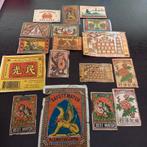 Luciferetiketten oud Japan, Collections, Articles de fumeurs, Briquets & Boîtes d'allumettes, Enlèvement ou Envoi
