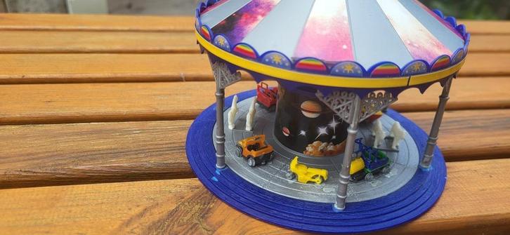 mooie faller H0 decoratieve kermismolen, Hobby en Vrije tijd, Modeltreinen | H0, Gebruikt, Brug, Tunnel of Gebouw, Ophalen of Verzenden