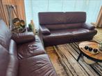 Canape en cuir 3+2 places, Ophalen, Gebruikt, Overige maten, Leer