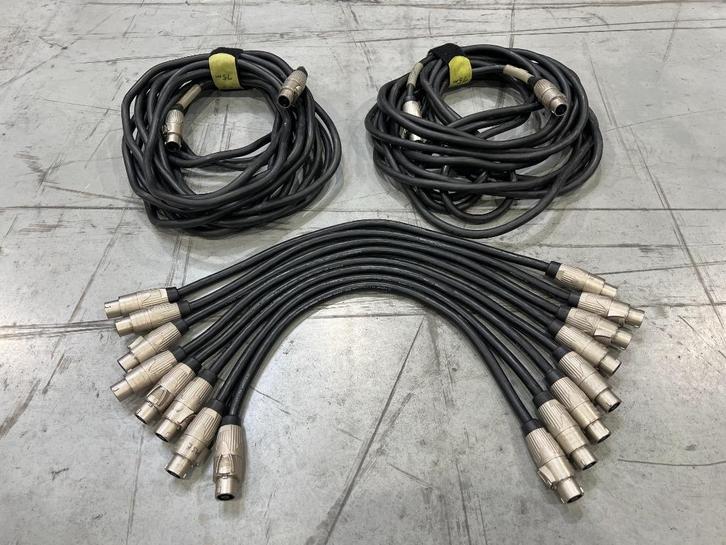 2x15m + 8x doorlus speakerkabel 8P 8x2,5mm2 Sommer cable, Audio, Tv en Foto, Luidsprekerboxen, Gebruikt, Ophalen of Verzenden