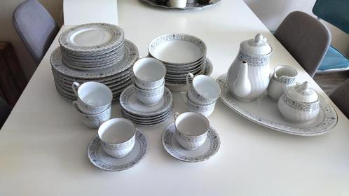 Vintage serviesset met koffieservies voor 8 personen, Antiek en Kunst, Antiek | Servies compleet, Ophalen