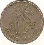 2958 * CONGO BELGE - ALBERT Ier * 50 centimes 1925fr * Z.fr/, Envoi