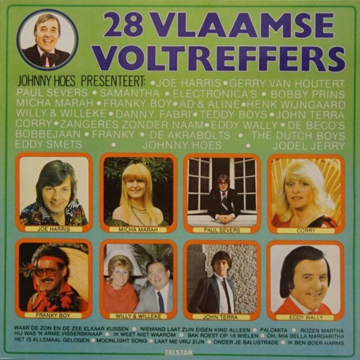 28 Vlaamse Voltreffers, Cd's en Dvd's, Vinyl | Nederlandstalig, Gebruikt, Levenslied of Smartlap, 12 inch, Ophalen of Verzenden