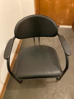 Bureaustoel italiaans, Huis en Inrichting, Ophalen, Gebruikt, Zwart, Hout