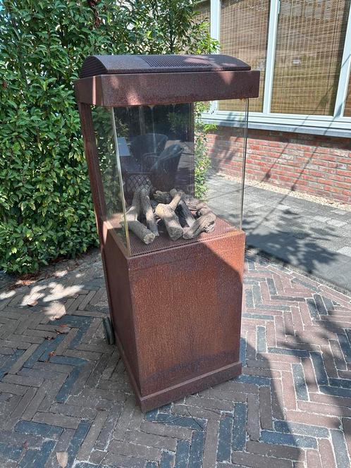 Faber the Buzz cortenstaal terrashaard, Tuin en Terras, Tuinhaarden, Gebruikt, Ophalen