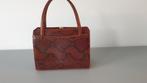 Vintage, Handtassen en Accessoires, Tassen | Damestassen, Ophalen, Zo goed als nieuw, Bruin, Handtas